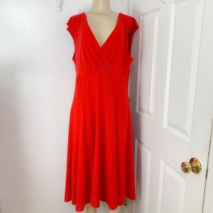 Forever Women 1X Red sleeveless Any occasion .....